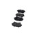 Brake Pad Set, disc brake KBP-6563 Kavo parts, Thumbnail 3