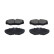 Brake Pad Set, disc brake KBP-6566 Kavo parts, Thumbnail 2