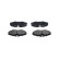 Brake Pad Set, disc brake KBP-6566 Kavo parts, Thumbnail 4