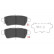 Brake Pad Set, disc brake KBP-6575 Kavo parts