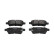 Brake Pad Set, disc brake KBP-6575 Kavo parts, Thumbnail 2