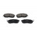 Brake Pad Set, disc brake KBP-6579 Kavo parts, Thumbnail 2