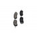 Brake Pad Set, disc brake KBP-6579 Kavo parts, Thumbnail 5