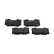 Brake Pad Set, disc brake KBP-6582 Kavo parts, Thumbnail 2