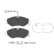 Brake Pad Set, disc brake KBP-6584 Kavo parts