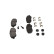 Brake Pad Set, disc brake KBP-6584 Kavo parts, Thumbnail 5