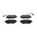 Brake Pad Set, disc brake KBP-6584 Kavo parts, Thumbnail 2