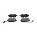 Brake Pad Set, disc brake KBP-6584 Kavo parts, Thumbnail 4