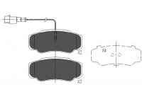 Brake Pad Set, disc brake KBP-6585 Kavo parts