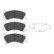 Brake Pad Set, disc brake KBP-6587 Kavo parts