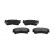 Brake Pad Set, disc brake KBP-6587 Kavo parts, Thumbnail 2