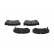 Brake Pad Set, disc brake KBP-6587 Kavo parts, Thumbnail 4