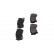 Brake Pad Set, disc brake KBP-6587 Kavo parts, Thumbnail 5