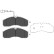 Brake Pad Set, disc brake KBP-6591 Kavo parts