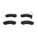 Brake Pad Set, disc brake KBP-6591 Kavo parts, Thumbnail 2