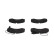 Brake Pad Set, disc brake KBP-6591 Kavo parts, Thumbnail 4