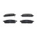 Brake Pad Set, disc brake KBP-6599 Kavo parts, Thumbnail 2