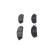 Brake Pad Set, disc brake KBP-6599 Kavo parts, Thumbnail 5