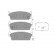 Brake Pad Set, disc brake KBP-6601 Kavo parts