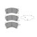 Brake Pad Set, disc brake KBP-6605 Kavo parts