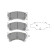 Brake Pad Set, disc brake KBP-6605 Kavo parts, Thumbnail 2