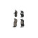 Brake Pad Set, disc brake KBP-6606 Kavo parts, Thumbnail 5