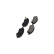 Brake Pad Set, disc brake KBP-6613 Kavo parts, Thumbnail 3