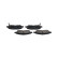 Brake Pad Set, disc brake KBP-6613 Kavo parts, Thumbnail 4