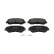 Brake Pad Set, disc brake KBP-6614 Kavo parts, Thumbnail 2