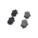 Brake Pad Set, disc brake KBP-6619 Kavo parts, Thumbnail 3