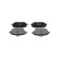 Brake Pad Set, disc brake KBP-6620 Kavo parts, Thumbnail 3