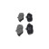 Brake Pad Set, disc brake KBP-6620 Kavo parts, Thumbnail 4