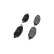 Brake Pad Set, disc brake KBP-6623 Kavo parts, Thumbnail 2