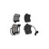 Brake pad set, disc brake KBP-6631 Kavo parts, Thumbnail 4