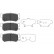 Brake Pad Set, disc brake KBP-7501 Kavo parts