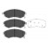 Brake Pad Set, disc brake KBP-7507 Kavo parts