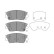 Brake Pad Set, disc brake KBP-7510 Kavo parts