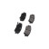 Brake Pad Set, disc brake KBP-7510 Kavo parts, Thumbnail 3