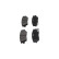 Brake Pad Set, disc brake KBP-7510 Kavo parts, Thumbnail 5