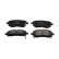 Brake Pad Set, disc brake KBP-8001 Kavo parts, Thumbnail 2