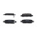 Brake Pad Set, disc brake KBP-8002 Kavo parts, Thumbnail 2