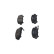 Brake Pad Set, disc brake KBP-8002 Kavo parts, Thumbnail 5