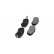 Brake Pad Set, disc brake KBP-8004 Kavo parts, Thumbnail 3