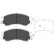 Brake Pad Set, disc brake KBP-8008 Kavo parts