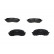 Brake Pad Set, disc brake KBP-8018 Kavo parts, Thumbnail 2