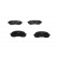 Brake Pad Set, disc brake KBP-8018 Kavo parts, Thumbnail 4