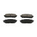 Brake Pad Set, disc brake KBP-8019 Kavo parts, Thumbnail 2