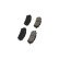 Brake Pad Set, disc brake KBP-8019 Kavo parts, Thumbnail 3