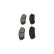 Brake Pad Set, disc brake KBP-8019 Kavo parts, Thumbnail 5