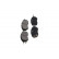 Brake Pad Set, disc brake KBP-8020 Kavo parts, Thumbnail 5